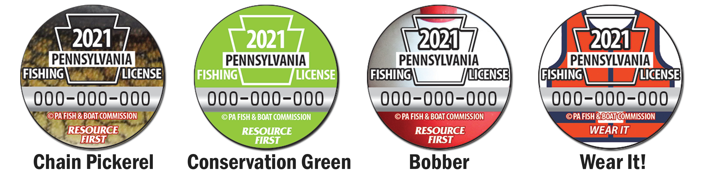 https://www.media.pa.gov/SiteAssets/Lists/Fish%20and%20Boat%20Commission/NewForm/License%20Button%20Designs%20Combo.png